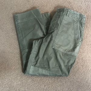 Surplus cropped utility pants